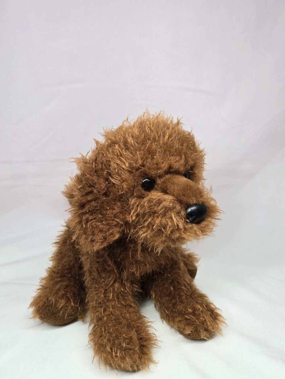 Ginger 9.5" Miniature Poodle Dog Douglas Cuddle Plush Stuffed Animal Puppy Brown